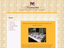 Tablet Screenshot of mannavini.com